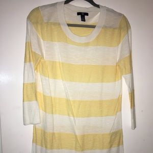 Striped yellow Gap sweater